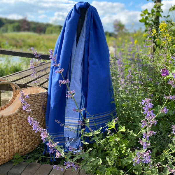 Serviette de plage Kikoy Bahamas Blauw