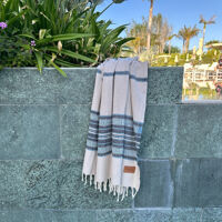 Fouta
Coconut 
Beige - Petrol