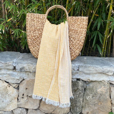 Fouta Breton  Mustard