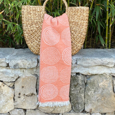 Fouta Circle Coral