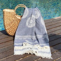 Fouta Bohemia Dark Blue