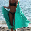 fashion4wellness Hamam Strandlaken beachtowel Flowerbomb Green beach 1
