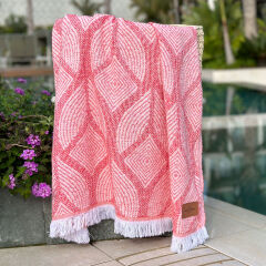 Fouta Botanic Art Orange Peach
