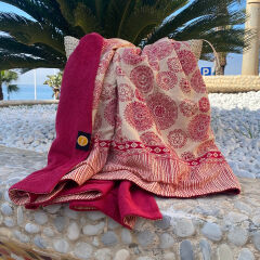 Serviette de plage Batik Aztec Red